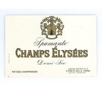 PRL) SPUMANTE CHAMPS ELYSEES CANTINA SOCIALE S.MARIA DELLA VERSA ETICHETTA LABEL