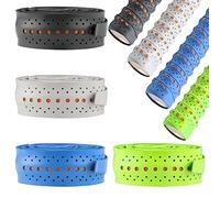 Prmape 4 Pezzi Overgrip Padel, Grip Padel, Grip Racchetta Tennis, Nastro Overgrip Autoadesivo, Antiscivolo Racket Grip per Racchette da Badminton, Racchetta da Tennis
