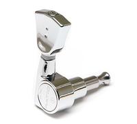 PRN-2341-C0 : Ratio Tuned Machine Heads - Elettrico 3+3 Vintage Chrome 2 Pin