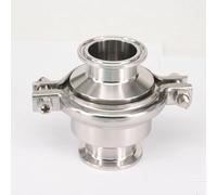 PRNDKYQZ Adatto for Tubo da 38 mm 1-1/2 "OD x ghiera Tri Clamp da 1,5" Diametro Esterno 50,5 mm valvola di ritegno in Acciaio Inossidabile 304 unidirezionale Senza Ritorno
