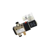 PRNDKYQZ Elettrovalvola pneumatica a Tre Vie a 2 Posizioni 3V210-08 No DC12V 24V AC220V Elettrovalvola for Gas controllata elettronicamente(4mm Fittings)
