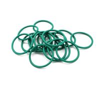 PRNDKYQZ Hardware 10 Pezzi O-Ring in Gomma fluorurata FKM Verde CS 2,4 mm OD 8-60 mm Guarnizione di Tenuta Resistente alla Temperatura dell'olio Isolante Rondella di Tenuta(OD 39mm ID 34.2mm)
