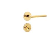 PRNDKYQZ Serratura for Porta Invisibile monofacciale, Porta Interna in Legno Senza Tracce, Porta della Camera da Letto, Maniglia in Lega di Zinco, Serratura for Porta(PVDGolden Stealth A01 05)
