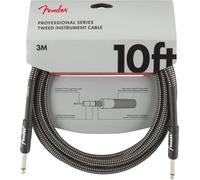 Fender 099-0820-062 Cavo per Strumenti Serie Professionale, 10 ' STR / STR Tweed, Grigio