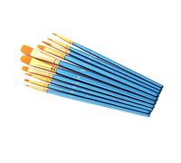 PRO 10 pezzi di pennelli di varie dimensioni for artisti, pittura, hobby, modellismo, artigianato