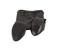 PRO 11 WELLBEING Scarpe arrotolabili da donna nere con borsa per il trasporto per matrimoni, serate fuori e corse, Serpente nero, 38/39 EU