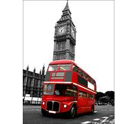 PRO-Art an055f5 - Dipinto murale, Arte su Tela, Villa Toscana, 57 x 77 cm