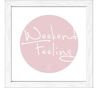 PRO-Art an561o2 - Quadro Scandic-Living - Living 'Weekend Feeling' 35 x 35 cm