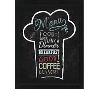 Pro-Art-Bilderpalette, an551b2, Quadretto Scandic-Living Menu, 35 x 45 cm, Multicolore (Bunt)