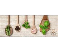 PRO-Art gla1146o murale, Arte su Vetro 'Wooden Spoon' 125 x 50 cm