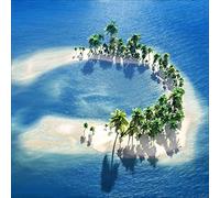 PRO-Art gla673b - Quadro da Parete su Vetro Island of Love I, 50 x 50 cm