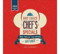 PRO-Art gla931d - Dipinto murale Chef`s Special, Arte su Vetro, 20 x 20 cm