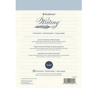 Pro-Art Strathmore Paper Blocco per scrivere a righe, 15,2 x 20,3 cm, 50 fogli, 10,9 kg, colore: Bianco naturale