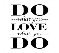 Pro-Art Tela Art - Quadro da parete Junges Wohnen Do, Love, Do, 27 x 27 cm