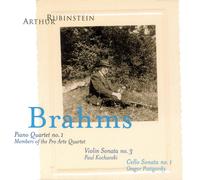 Rubinstein,Artur - Arthur Rubinstein - Rubinstein Collection, Vol. 3: Piano Quartet no. 1 / Violin Sonata no. 3 / Cello Sonata no. 1