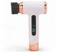 Pro Asciugacapelli da Viaggio Ricaricabile - 3 Velocità e 3 Temperature Asciugacapelli Cordless, 15000mAh Asciugacapelli Portatile con Schermo Digitale per Donne in Campeggio,