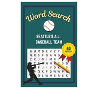 Pro Baseball Seattle American League Team Word Search Book: 6 X 9 Book with 60 Puzzles, 720 Words & 90 Pages - Gift for Baseball Fans, Dads, Holidays, & Free Time