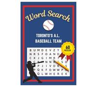 Pro Baseball Toronto American League Team Word Search Book: 6 X 9 Book with 60 Puzzles, 720 Words & 90 Pages - Gift for Baseball Fans, Dads, Holidays, & Free Time