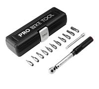 PRO BIKE TOOL 1/4 Set di chiavi dinamometriche - Kit di manutenzione per biciclette da strada e da montagna - Include prese a brugola e Torx