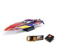 Pro Boat Sonicwake PRB-1992T1 - Batteria RTR a V auto-raddrizzante da 61 cm, con caricatore incluso, colore: Rosso