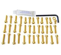 Pro-Bolt EYA197 - Chiave a brugola in alluminio per Yamaha Fazer 600, colore: oro