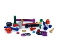 Pro-Bolt FTR200 - Set di viti per carenatura in alluminio per Triumph Thruxton, colore: Argento