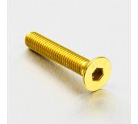 Pro-Bolt LCS635 Alluminio Vite a Testa Svasata, M6 x 1mm x 35mm, Oro