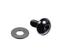 Pro-Bolt LFB512 LFB512-Vite a Cupola in Alluminio, M5 x 0,8 x 12 mm, Colore: Nero