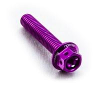 Pro-Bolt LHX675RE Ergal Testa Forata Viti, M6 x 1.00mm x 75mm, Viola