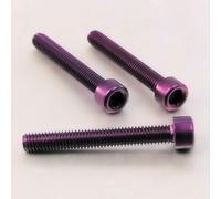 Pro-Bolt LPB645 Alluminio Vite a Testa Cilindrica, M6 x 1.00mm x 45mm, Lilla