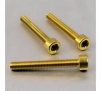 Pro-Bolt LPB645 Alluminio Vite a Testa Cilindrica, M6 x 1.00mm x 45mm, Oro