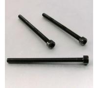 Pro-Bolt LPB685 - Vite Pro a testa cilindrica, in alluminio, M6 x 1.00 x 85 mm, colore: Nero