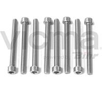 Pro-Bolt PB660-10 - Viti a testa cilindrica in alluminio, 10 pezzi, colore: Blu