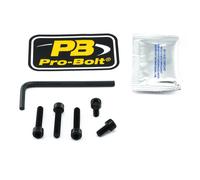 PRO BOLT TDUCBK SCR KIT FUEL CAP BLK GAS-GAS HP-WILD 240 2004