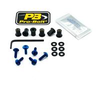 Pro-Bolt Kit viti parabrezza SK6B Alluminio Blu Yamaha YZF-R6 600 2002