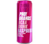 PRO!BRANDS BCAA Drink bevanda pronta da bere con amminoacidi aroma Raspberry 330 ml