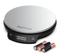 Pro Breeze Bilancia da Cucina Digitale - bilancia di precisione da cucina in acciaio inossidabile, di alta precisione per cucinare in g/ml/fl oz/lb oz
