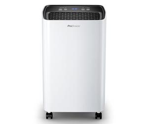 Pro Breeze Deumidificatore a compressore 12L con serbatoio dell'acqua da 2L, asciugatura della biancheria e sensore di umidità - Rimuovi muffa portatile timer 24H per umidità, muffa nera e condensa