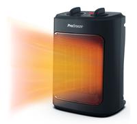 Pro Breeze Stufetta Elettrica Basso Consumo 2000W in Ceramica - 3 modalità, ventilazione, protezione surriscaldamento/ribaltamento. Compatta e sicura per casa, ufficio, bagno. Termoventilatore