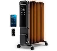 Pro Breeze Radiatore a olio 2500W e WIFI- Riscaldatore elettrico portatile - Schermo digitale e a sfioramento, modalità Eco, 3 impostazioni