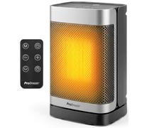 Pro Breeze Thermacube Mini Stufetta Elettrica Oscillante 1500W - Termoventilatore Basso Consumo per Bagno e Casa, Riscaldamento/Ventilazione, Pannello Touch, Termostato Eco, Interruttore di Sicurezza
