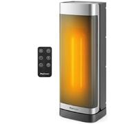 Pro Breeze Thermacube Stufetta Elettrica a Torre Oscillante 2000W - Termoventilatore Basso Consumo per Bagno e Casa, Riscaldamento/Ventilazione, Pannello Touch, Termostato Eco, Interruttore Sicurezza