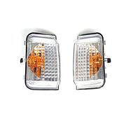 Pro!Carpentis Indicatore Freccia Specchio Dx E SX Compatibile Con Ducato Boxer Jumper a partire da Anno 2006- Vetro Trasparente Con Giallo Riflettore