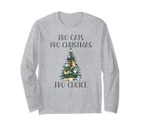 PRO Cats PRO Christmas PRO-Choice Capriolo v Wade Feminista Meme Maglia a Manica