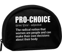 Pro Choice Definition Feminist Women's Rights My Body Choice Portamonete Portafoglio Donna e ragazza Cute Fashion Bag Change Pouch Portachiavi Borsa da donna Regalo