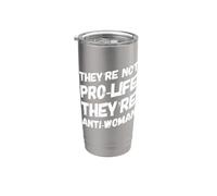 Pro Choice Diritti riproduttivi Il mio corpo La mia scelta Protesta Bicchiere termico in acciaio inox doppia parete
