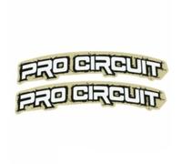 PRO CIRCUIT Decalcomanie retrò per parafanghi