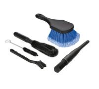 Kit 5 spazzole multiuso lavaggio auto moto camion bici