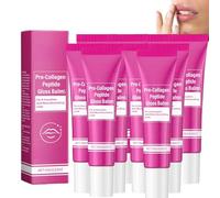 Pro-Collagene Peptide Lipgloss-Bbalsamo per labbra secche per labbra idratanti notturne, formato da viaggio, balsamo idratante per la cura delicata (10)