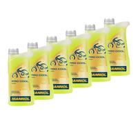 Pro Cool Liquido Refrigerante Giallo Mannol 6x 1 Litro Antigelo Moto Roller Quad